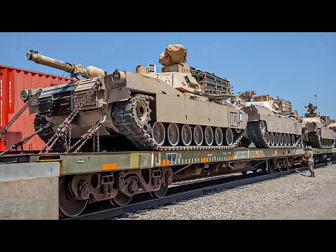 U.S. Army • Soldiers Transport Thousands of Heavy Military Vehicles by Rail