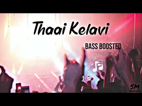 Thaai Kelavi Song | Bass Boosted | Thiruchitrambalam | Dhanush | Use headphones 🎧 | Studio Music