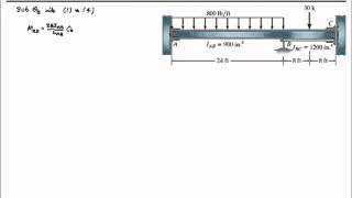 Chapter 11-Slope Deflection Analysis of Beams-problem 1