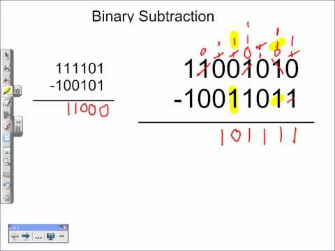 Binary Subtraction Tutorial