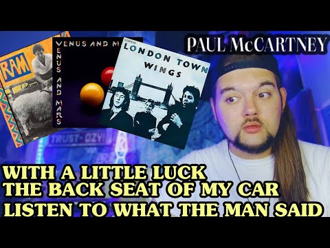 Drummer reacts to "The Back Seat Of My Car" / "Listen To What The Man Said" by Paul McCartney (+2)