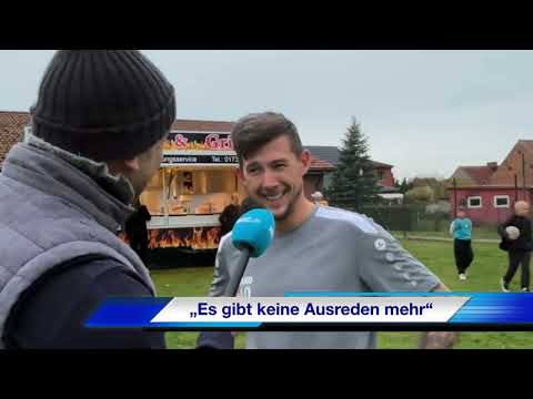 Brandenburg Football League: SV Altlüdersdorf after their 2-1 victory against Stahl Brandenburg