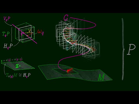 A connection 1-form on a principal G-bundle