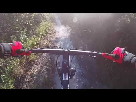 Schwinn Taff on trail before upgrades.