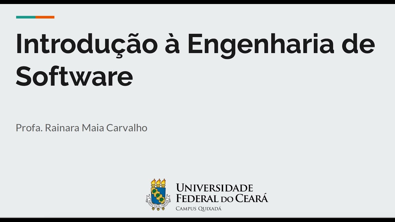Introdução à Engenharia de Software