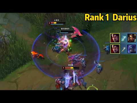 Rank 1 Darius: Ganking This Darius is a Mistake!