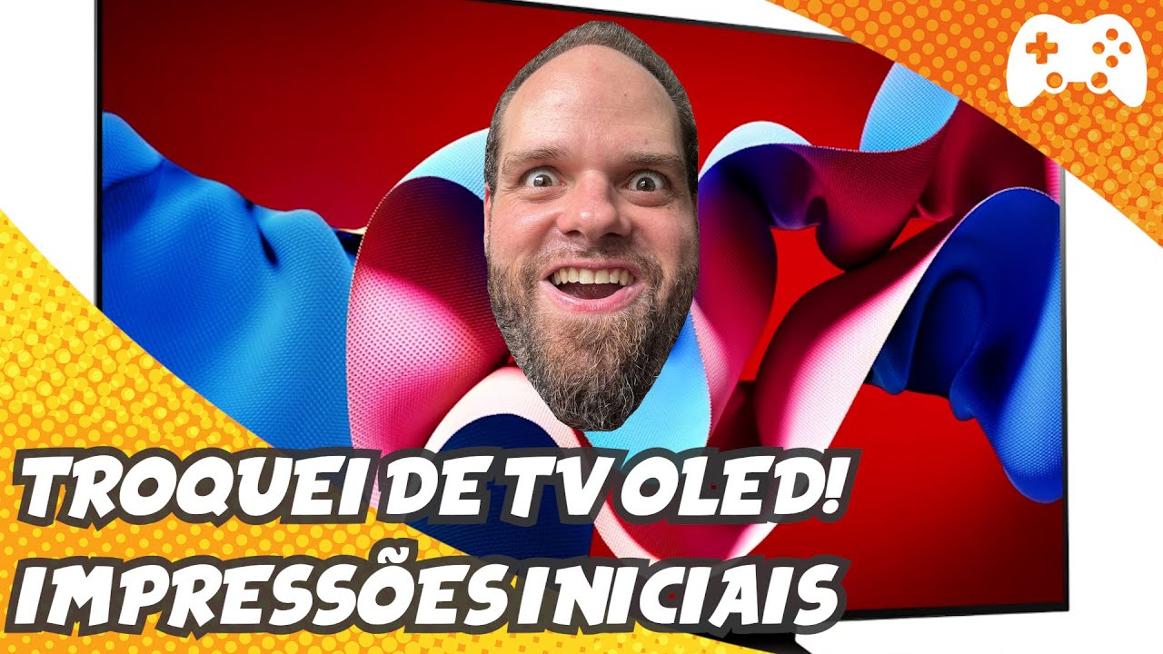 Troquei minha TV OLED! Upgrade no setup e ALGO chegando...