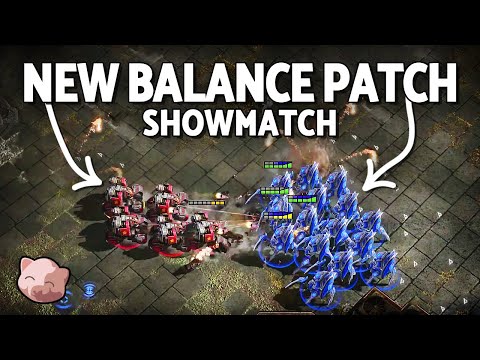 NEW TvP Balance Patch Showmatch! (Bo7 Heromarine vs Skillous) - StarCraft 2