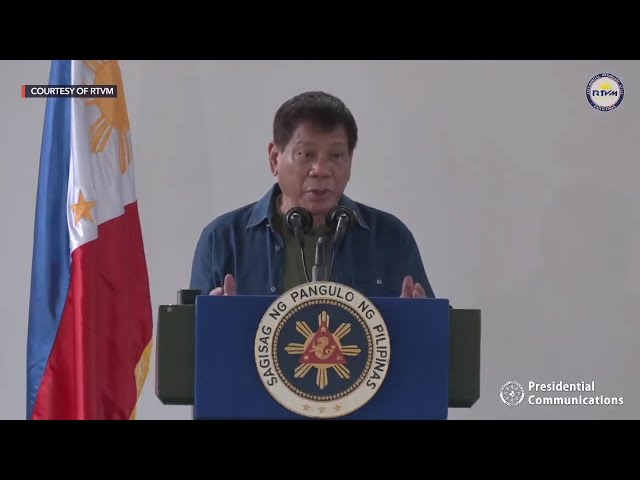 Duterte says soldiers’ families to be given priority for COVID-19 vaccine