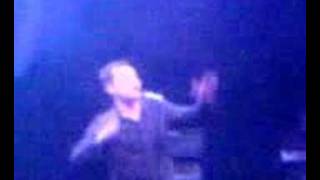 Matt Willis in London singing From Myself Baby