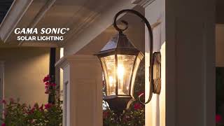 1_Watch A Video About the Victorian Black Solar LED Wall Light