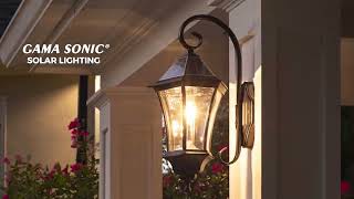 Watch A Video About the Victorian Black Solar LED Wall Light