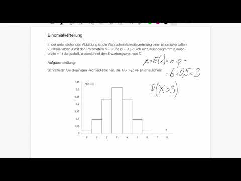 Mathelernen mit Martin Matura-Beispiel KL14_PT2_T1_23 Binomialverteilung