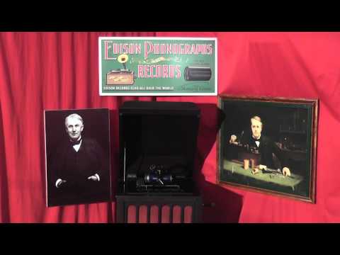 Edison blue amberol cylinder 3007 - The Two Key Rag by Collins & Harlan