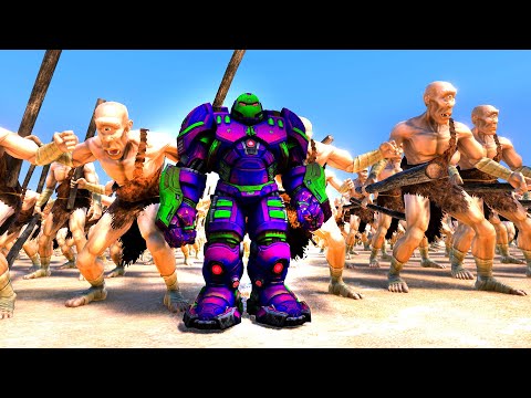 HULKBUSTER VS 1000 TEK GÖZLÜ DEV - Ultimate Epic Battle Simulator