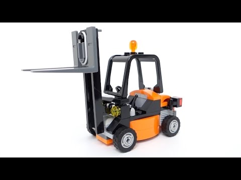 How to Build a LEGO Forklift | brickitect