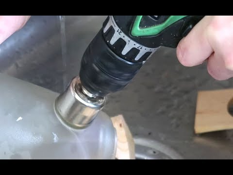 Drilling holes in glass
