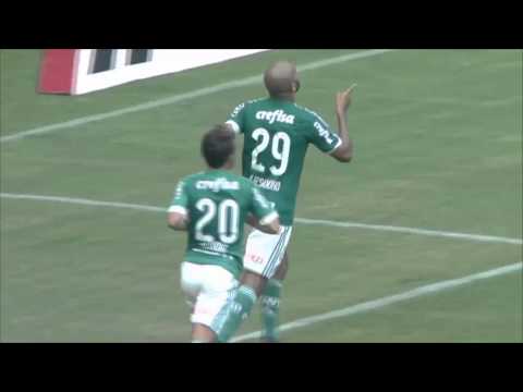 Gols - Palmeiras 1x2 Linense – Campeonato Paulista – 13/02/2016 - HD
