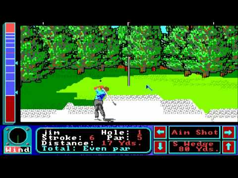 Jack Nicklaus' Greatest 18 Holes of Major Championship Golf   Course Disk 1 AMIGA OCS 1989)(Accolade