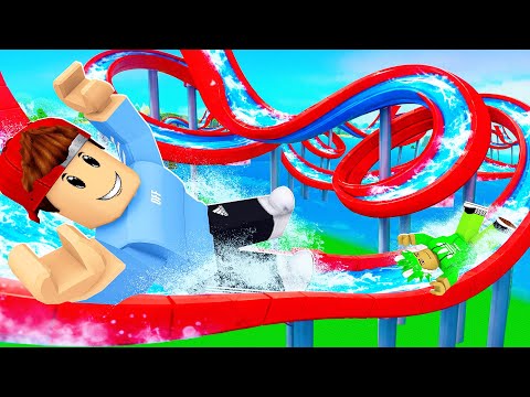 Ich BAUE einen XXL WASSERPARK in Roblox!