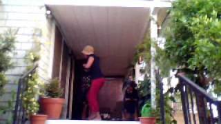 Katrina Dancing to Cox Family