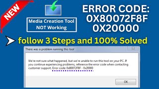 How to Fix Media Creation Tool Error 0x80072F8F–0x20000 in Windows 7 | Download Windows 10 ISO file