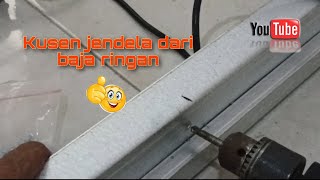 Download lagu Membuat kusen jendela dari baja ringan || proyek rumahan mp3