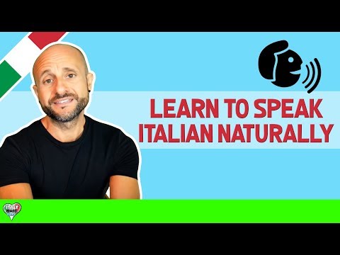 How to Speak Italian More Naturally