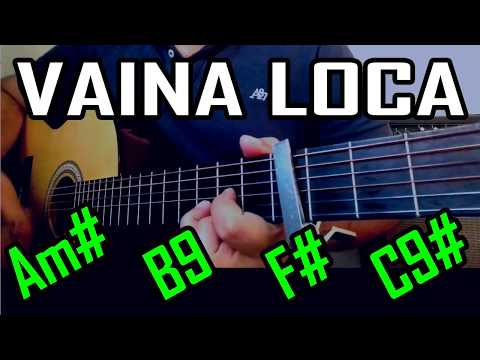COMO TOCAR Vaina Loca EN GUITARRA acústica