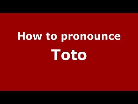 How to pronounce Toto (Italian/Italy) - PronounceNames.com