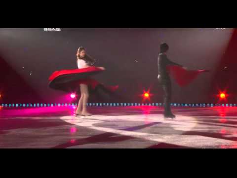 110814 All That Skate - Krystal and Lee Dong Hoon Performance