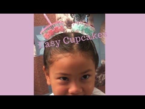 Easy Crazy Hair Day Cupcakes