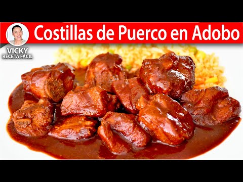 PORK RIBS IN ADOBO MARINADE | Vicky's Easy Recipe