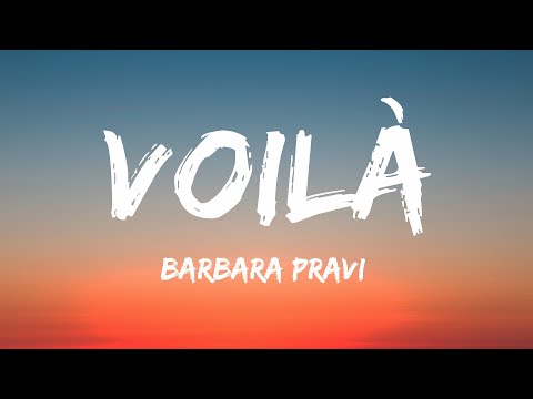 Barbara Pravi - Voilà (Lyrics) France ???????? Eurovision 2021