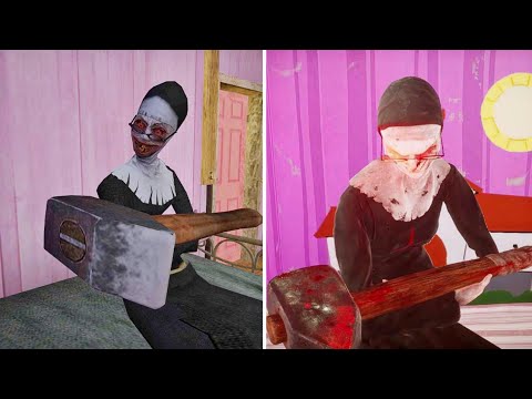 Evil Nun Vs Evil Nun The Broken Mask Final Balloon Escape Ending | New Latest Update