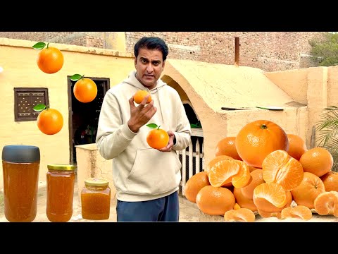 Homemade Orange Jam Recipe||How to Make Orange Jam||Wahab Kamran