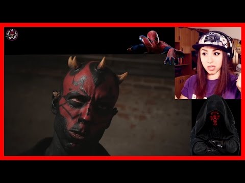 SPIDER-MAN vs DARTH MAUL - Super Power Beat Down REACTION!!!