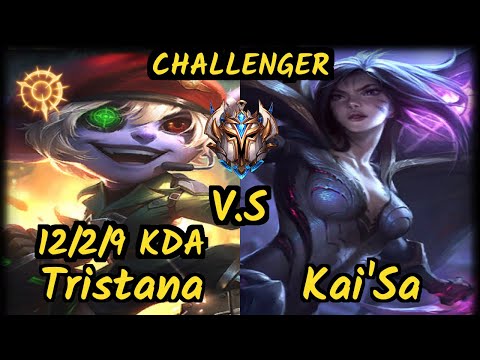 Luger (TRISTANA) vs KAI'SA - 12/2/9 KDA BOTTOM ADC CHALLENGER GAMEPLAY - EUW