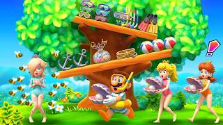 【3dsマリオパーティ100ミニゲームコレクション】最強キャラ決定戦！マリオ VS ピーチ VS デイジー VS ロゼッタ