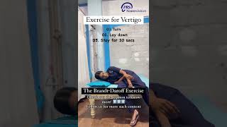 This exercise is HIGHLY HELPFUL! #vertigo