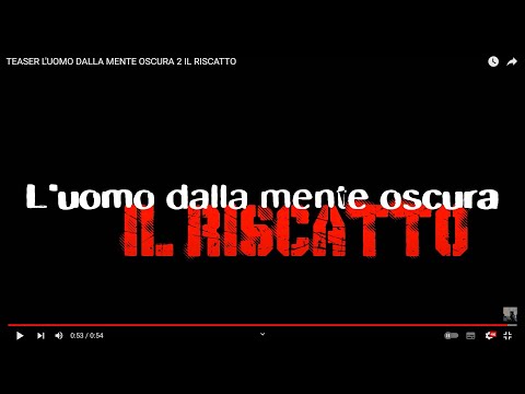 L'UOMO DALLA MENTE OSCURA 2 IL RISCATTO