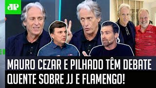 “Cara, é evidente que o Jorge Jesus…”: Debate esquenta entre Mauro Cezar e Pilhado sobre o Flamengo