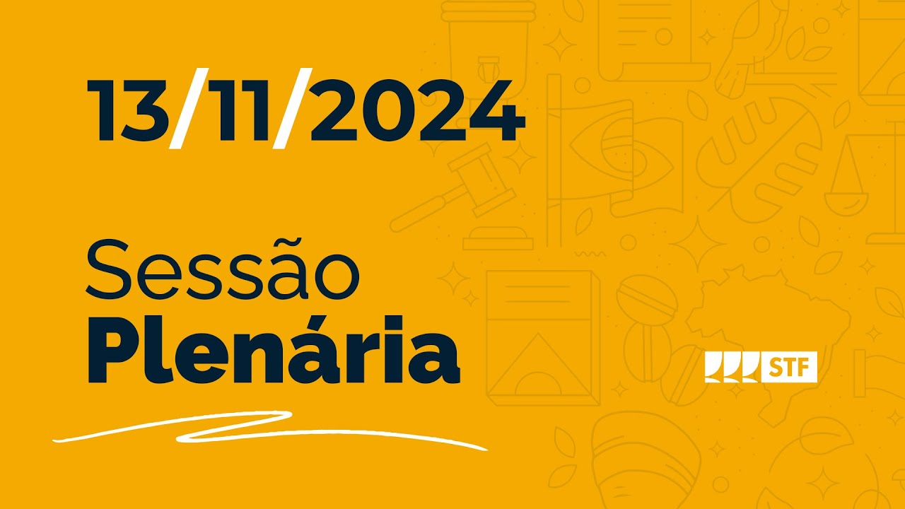 Sessão Plenária - Análise da ADPF sobre as favelas do RJ - 13/11/24