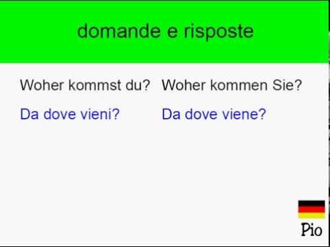 lezione di tedesco online #5 - la prima conversazione tedesca