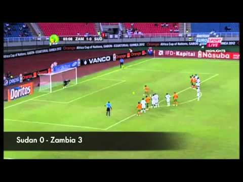 Zambia  CHIPOLOPOLO Road to Africa Cup 2012 Glory   All the Goals