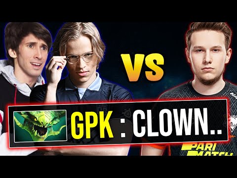 Topson & Dendi DUO vs 11,000 mmr GPK - "CLOWN" All Chat DOTA 2