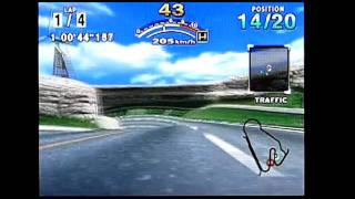 Daytona USA 2001 on Sega Dreamcast. Gameplay & Commentary