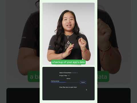 App backup and restore in Android Studio