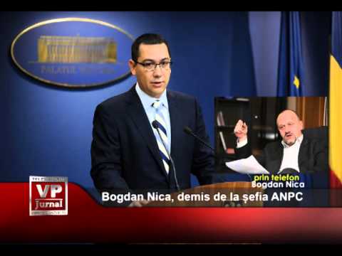 Bogdan Nica, demis de la șefia ANPC