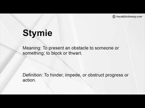 Stymie Meaning